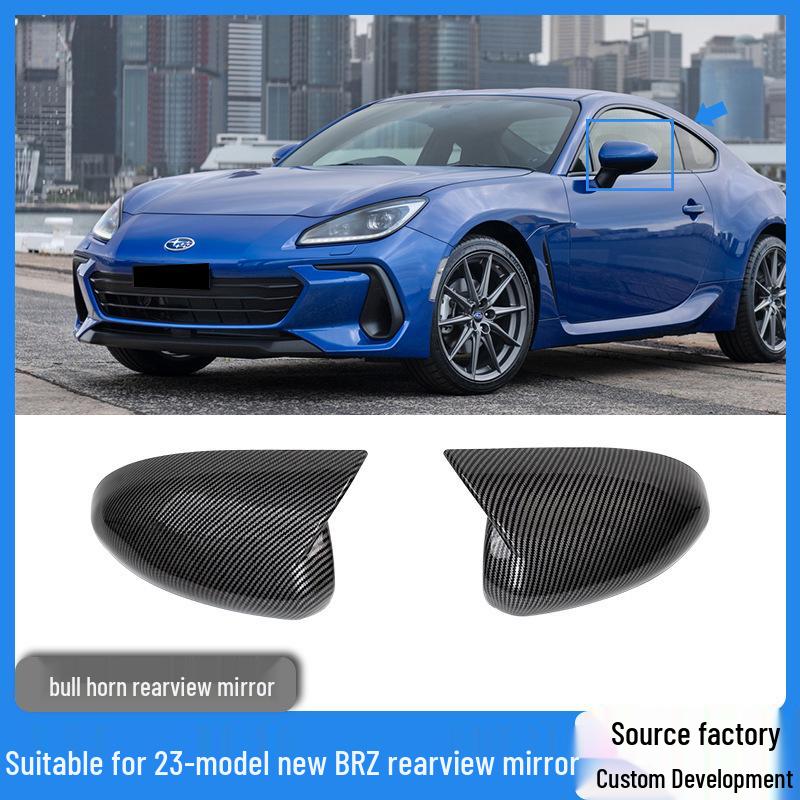 Subaru BRZ/Toyota GR86 2022 Rearview Mirror Cover - Horn Shape Design