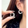 Leopard Spotted Earrings Women Can Wear, Adding Rivet Elements Fashionable and Exquisite High-end Customized Electroplating 18k Gold