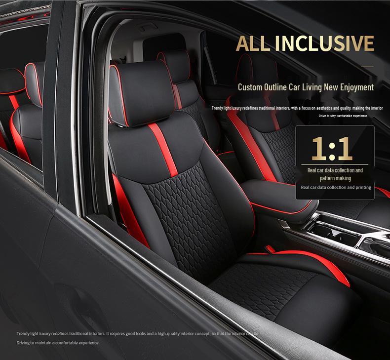 Wuling Jiachen Leather Seat Covers: Full Coverage for 7-Seater (2+2+3) - All Seasons