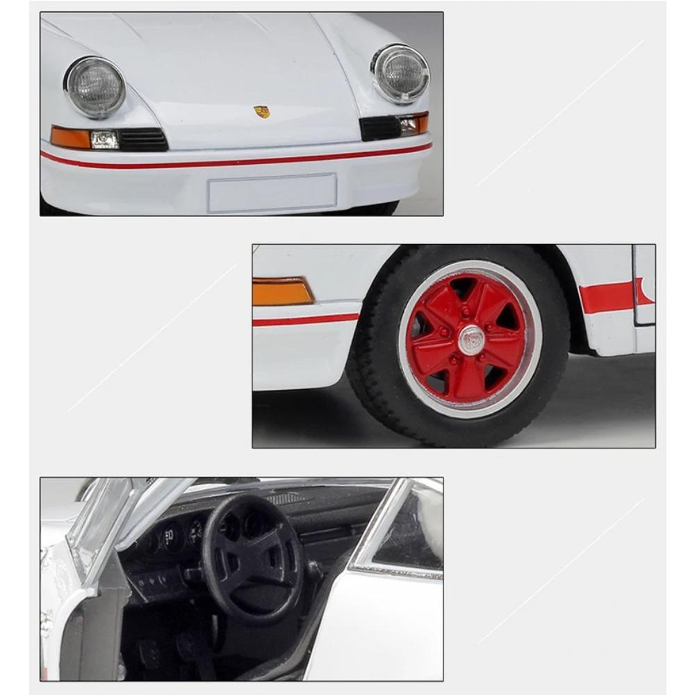 Welly 1/24 Porsche 911 Carrera RS 1973 Alloy Car Diecasts & Toy Vehicles Car Model Miniature Scale Model Car Toy for Children
