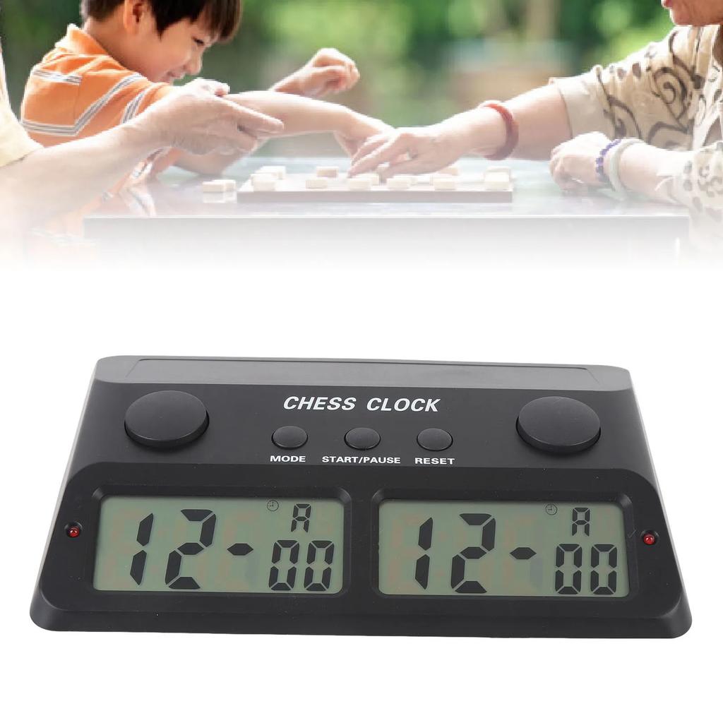 3 In1 Digital Chess Timer Chess Clock with Countdown Time Limit Add Seconds Function for Chinese Chess International Chess Weiqi