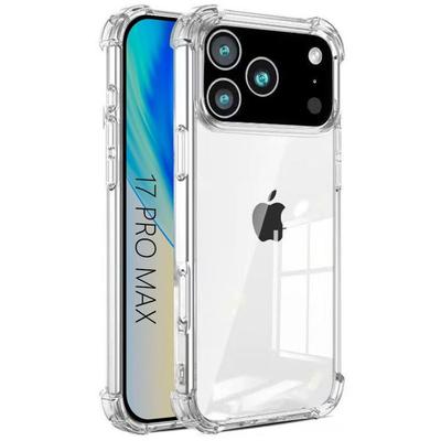 Protective Case - BOOLING - for iPhone 17 Pro Max - Shockproof Silicone - Transparent - Slim