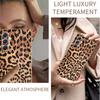 For Samsung Galaxy A54 5G Case Leopard Print PU Leather Coated PC + TPU Electroplating Phone Cover