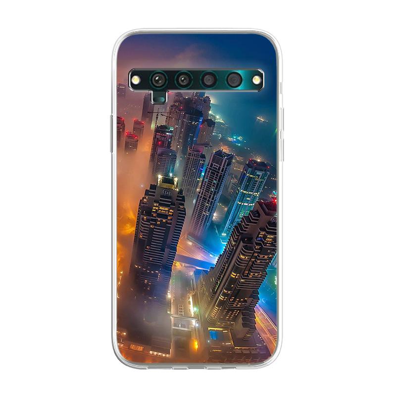 

Мягкий силиконовый чехол из ТПУ для TCL 10 Pro 6,47 дюйма, задний чехол для TCL 10L 6,53 дюйма, чехол для телефона, милый мультяшный бампер для телефона, чехол TCL 10 Pro