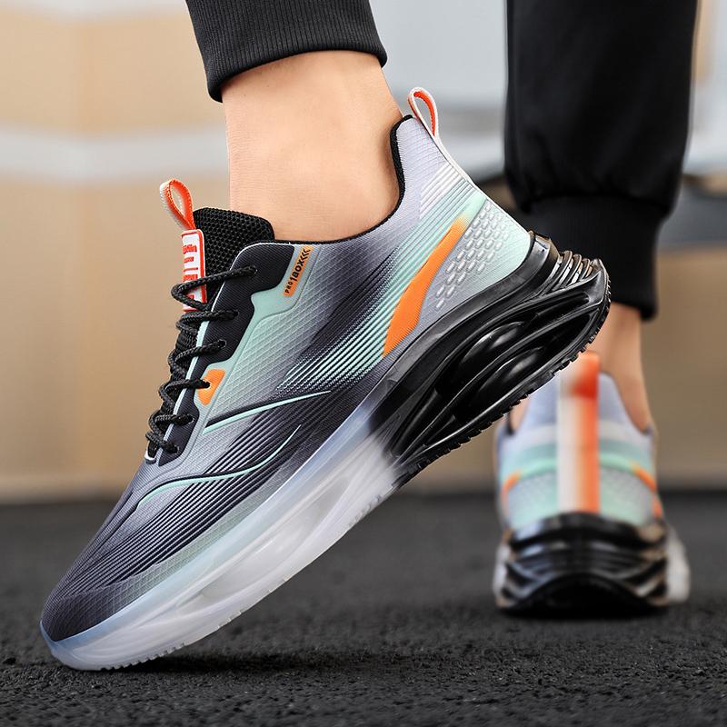 Men’s Red Sports Shoes Running Sneakers Summer Students Large Size Basketabll Shoes Thick Sole Shoes