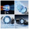 Portable Rechargeable Cooling Fan Folding Mini Desktop with LED Light Fan Adjustable Wind Speed