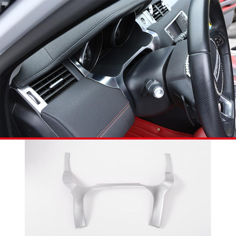 ABS Chrome For Land Rover Range Rover Evoque 2011-2018 Car Interior Gear Shift Console Decoration Cover Stickers Accessories