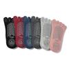 Women Breathable Yoga Socks Five Toe Silicone Non-Slip Bandage Pilates Socks Ladies Ballet Dance Fitness Workout Cotton Socks
