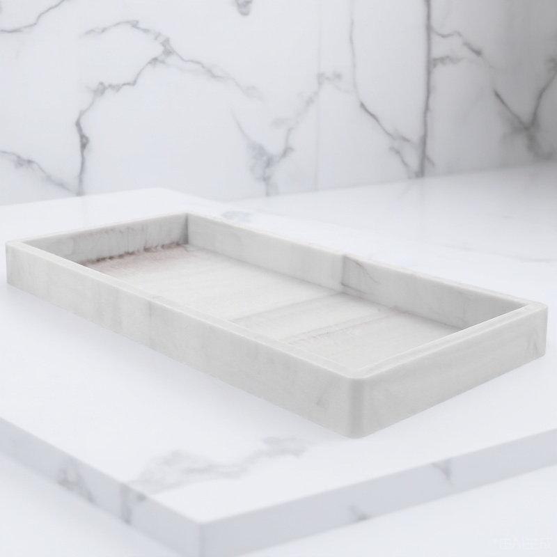 Silikon Badezimmer Aufbewahrungsschale Waschtisch Organizer Seife Parfüm Schreibtisch Arbeitsplatte Tablett Organizer Waschtischschalen