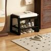 Modern Shoe Changing Stool, Solid Wood Shoe Rack, Long Sitting Stool, Shoe Storage Cabinet, Storage Rack, Entrance Shoe Stool