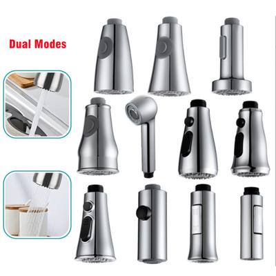 Grifo de Cocina de 2 Modos con Rociador Extraíble Boquilla Cromada Ahorro de Agua Lavabo de Baño Ducha Cabezal de Rociado Grifo de Agua Filtro