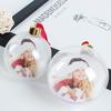 Christmas Transparent Plastic Photo Five-star Ball Christmas Decorations Christmas Tree Hanging Decor For Home Diy Party