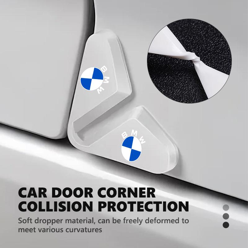 FA4Car Door Corner Bumper Guards Triangle Decals Scratch Protection For BMW M Sport M2 M3 M4 M5 M6 E46 E90 E60 F10 F20 E87 X3 X6