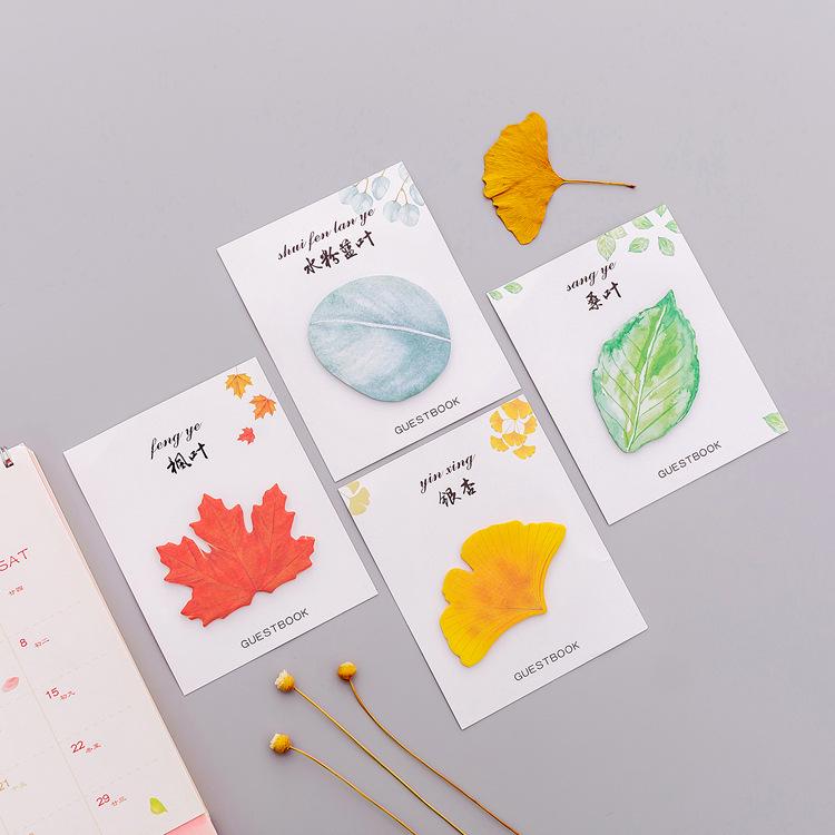 High-Value Maple Leaf Decorative Sticky Notes & Wall Stickers