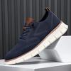 Large Size Men's Fly-woven Sneakers Board Shoes Fashion Low-top Shoes Outdoor Men's Sports Running Shoes Versatile Men's Shoes