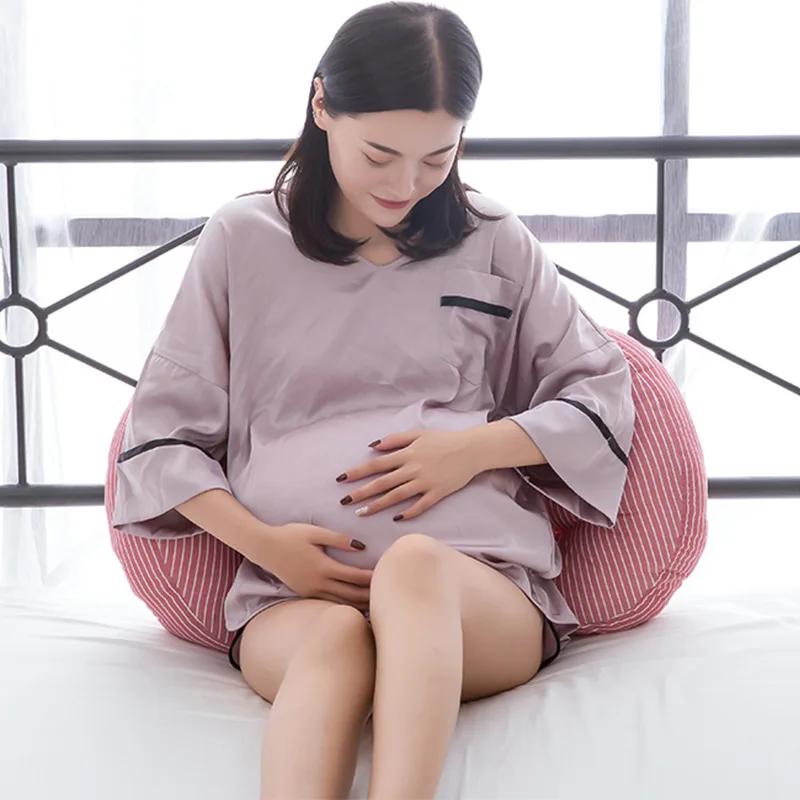 Multi-Function Pregnant Women Pillow Side Sleeper Protect Waist Sleep Pillow Abdomen Support U Shape Pregnancy Waist Pillow Pad