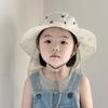 Cartoon Embroidery Baby Sun Hat Kawaii Summer Fisherman Hat  Apparel Accessories