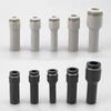 4 6 8 10 12mm Tube To Push In Connector Plug Reudcer Bushing Plastic Pneumatic Air Pipe Fitting Coupler