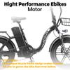 Electric Bicycle Keteles KF9 20" Fat Tire 1000W Motor Foldable Adult Electric Bike 48V 35AH Hydraulic Brakes Shimano 7 Speed