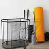 Yoga Mat Storage Rack Cart with Wheels Gym Equipment Storage Basket for Dumbbell Yoga Blocks Kettlebells Resistance Bands