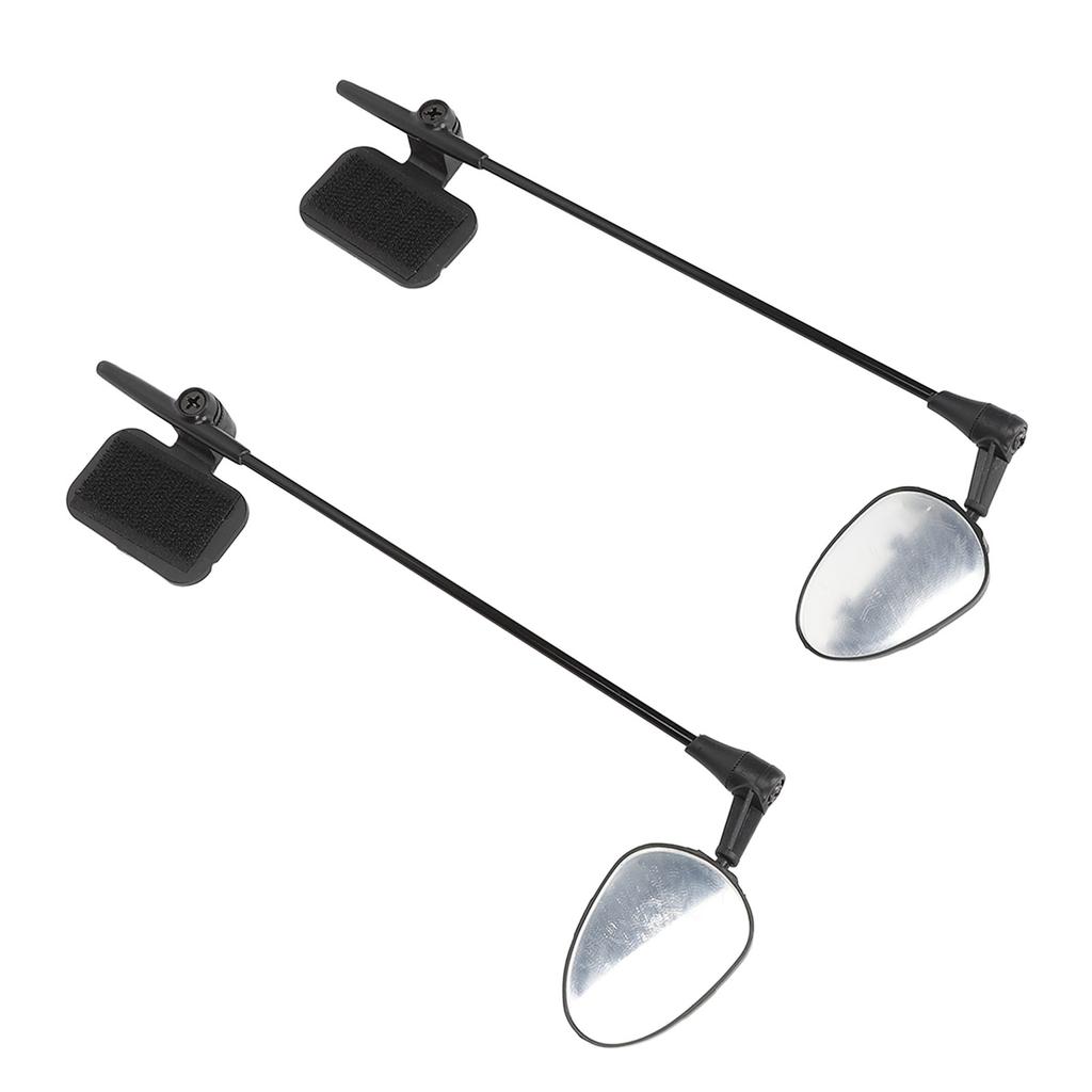 1 Pair  Helmet Rearview Mirror 360° Adjustable  Cycling Rear View Wide Angle Mirror Ridin