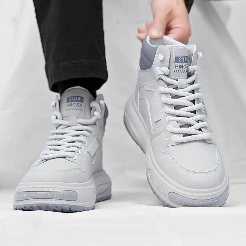 Fashion With Ties Warm Pads Black Dress Shoes For Men Boots Men's White Wedding Shoes Men's Luxury Brands Sneakers Sports