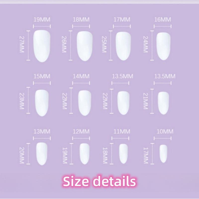 24 PCS European and American Rainbow Style Nail Art French Style Nail Art Dual Tone Nail Patches Fake Nail Plates