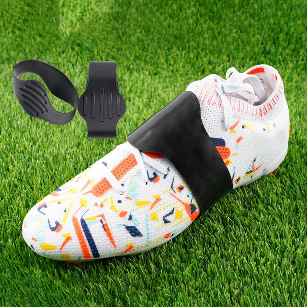 1 Pair Shoelaces Covers Silicone Soccer Cleat Bands Soccer Shoe Band Sports Accessory for Football Baseball Shoes