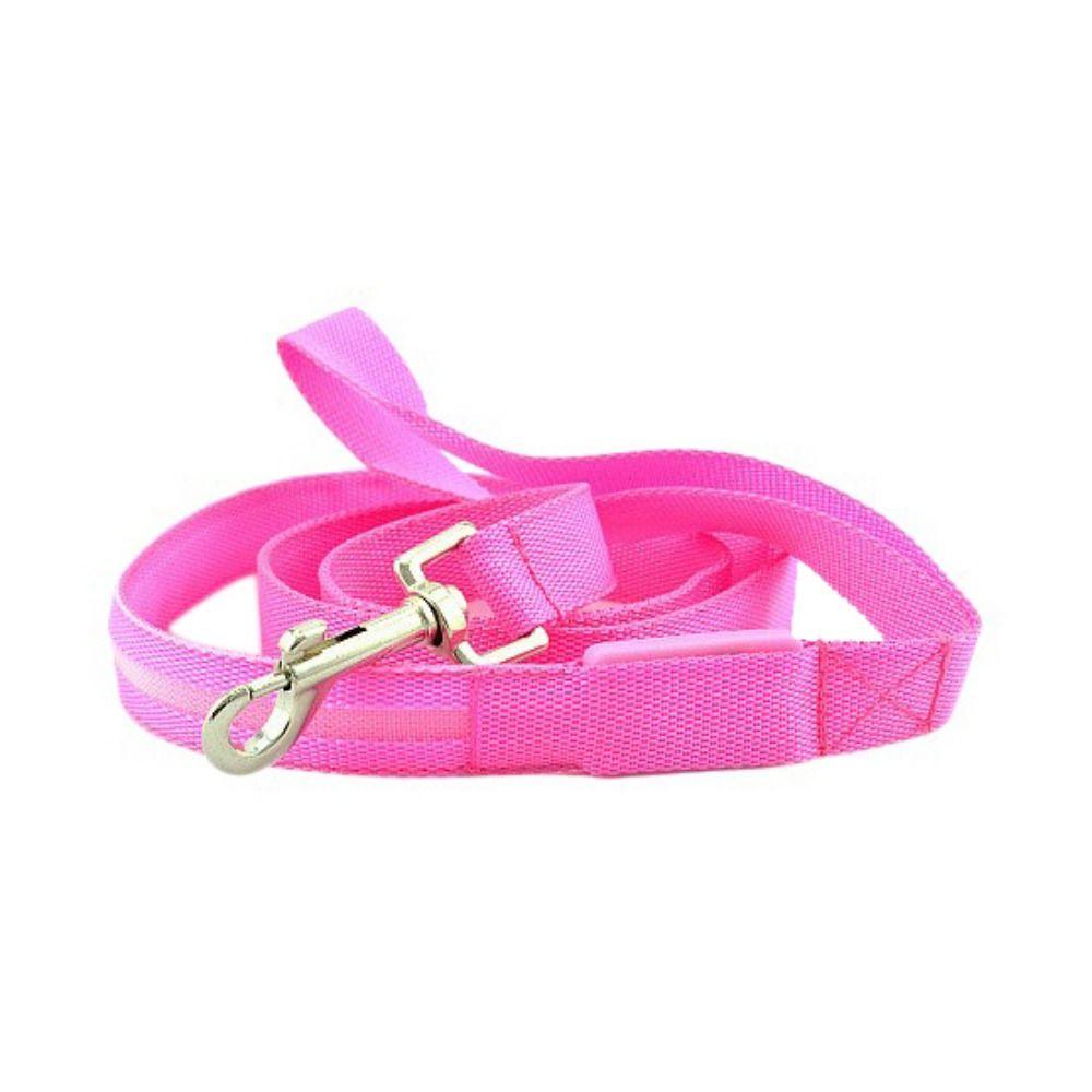 Adjustable LED Light Up Dog Leash Nylon Dog Glowing Walking Rope  At Night