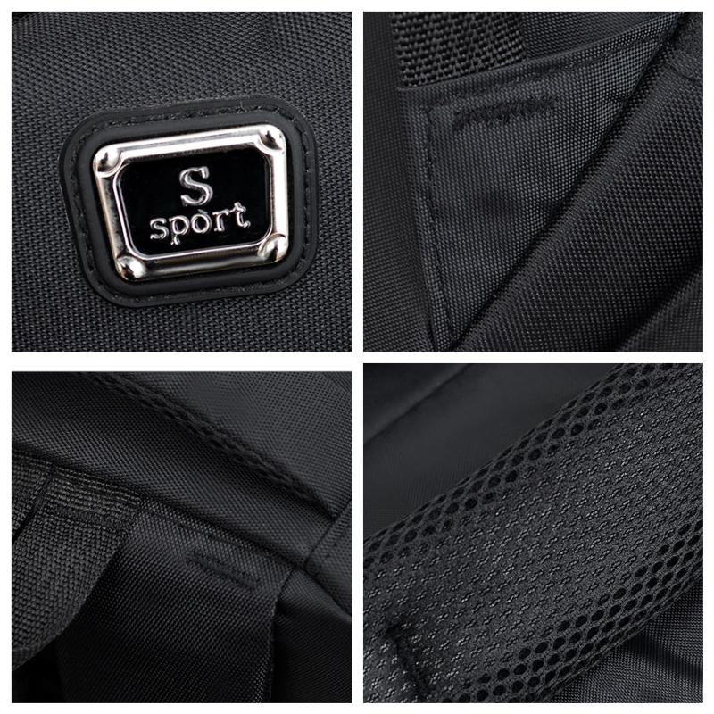 Men'S Backpacks Oxford Waterproof Rucksack Business Computer Bag Casual Travel Backpack Senior High School Student Schoolbag
