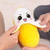 15cm Banana Plush Toy Beat Sensing Soft Stuffed Banana Doll for Birthday Holiday Gift Bedroom Home Couch Sofa Car Decoration