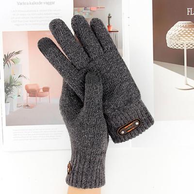 1 Pair Great Portable Anti-shrink Outdoor Gloves Sweat Absorption for Daily Wear