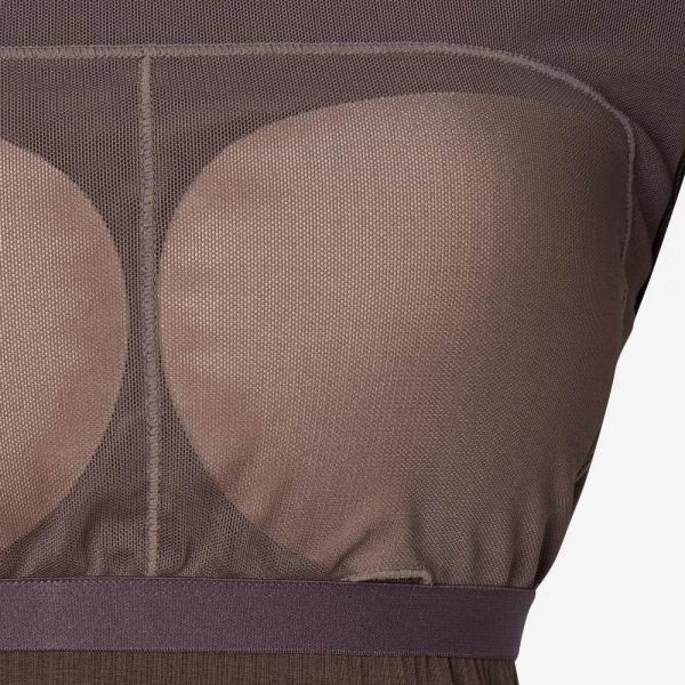 Fila BuilT In Cap Ribbed Crop ShorT Sleeve T shirT