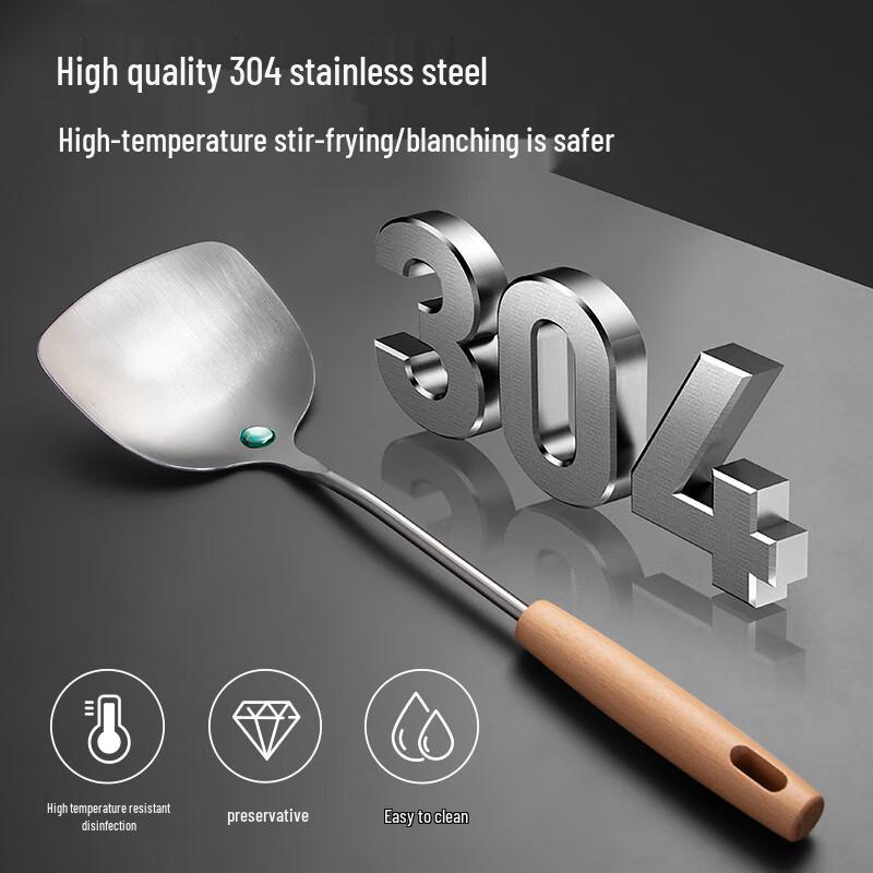 

Длинная лопатка для вока из нержавеющей стали 304