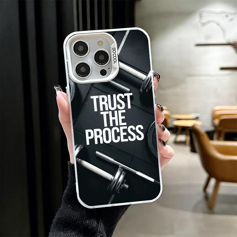 

Спортивный режим Фитнес Бодибилдинг Мягкий чехол для телефона для iPhone 15 16 17 Pro Max 17Air 16E 14 Plus 13 12 Mini Ударопрочный чехол Задняя сторона iPhone 15 Pro