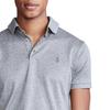 Polo Ralph Lauren Custom Slim Fit Plain Knit Polo Shirt Men Tops Gray 710790035-001
