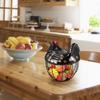 Rustic Hollow Egg Container With Cover Chicken Storage Rack Portable Hen Egg Basket  Egg Storage