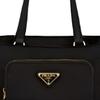 Prada Classic Triangle Logo Tote Bag Women Tote Bags Black 1BG308_ZMY_F0002_V_NOM