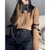 100% Pure Wool Cable Knit Sweater - Loose Fit, Thickened, Round Neck for Autumn/Winter