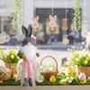 Cartoon Easter Rabbit Ornaments Cute Plush Gnome Dolls Easter Gnome Decorations  Gifts