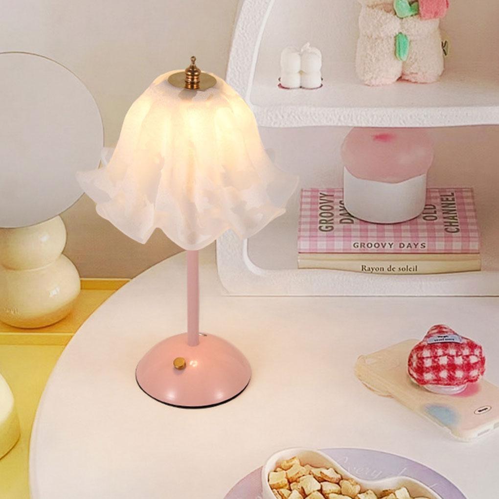 Desk Lamp French Romantic Flower For Bedroom Night Light Bedroom Bedside Night Light