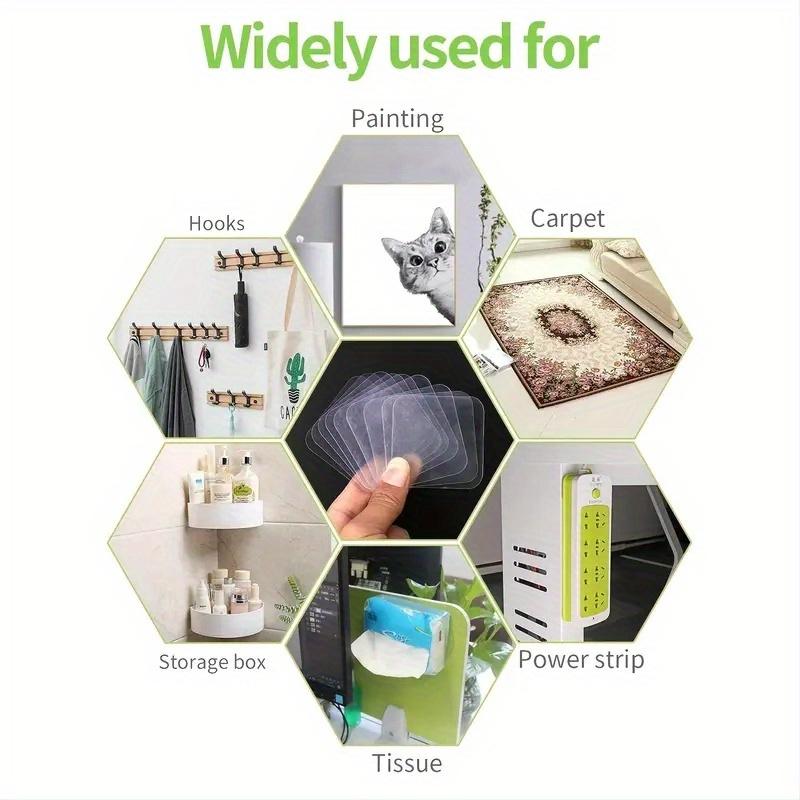 Strong Double-sided Tape, Heavy-duty Seamless Transparent Tape, Removable Adhesive Nano Tape for Sticking Items