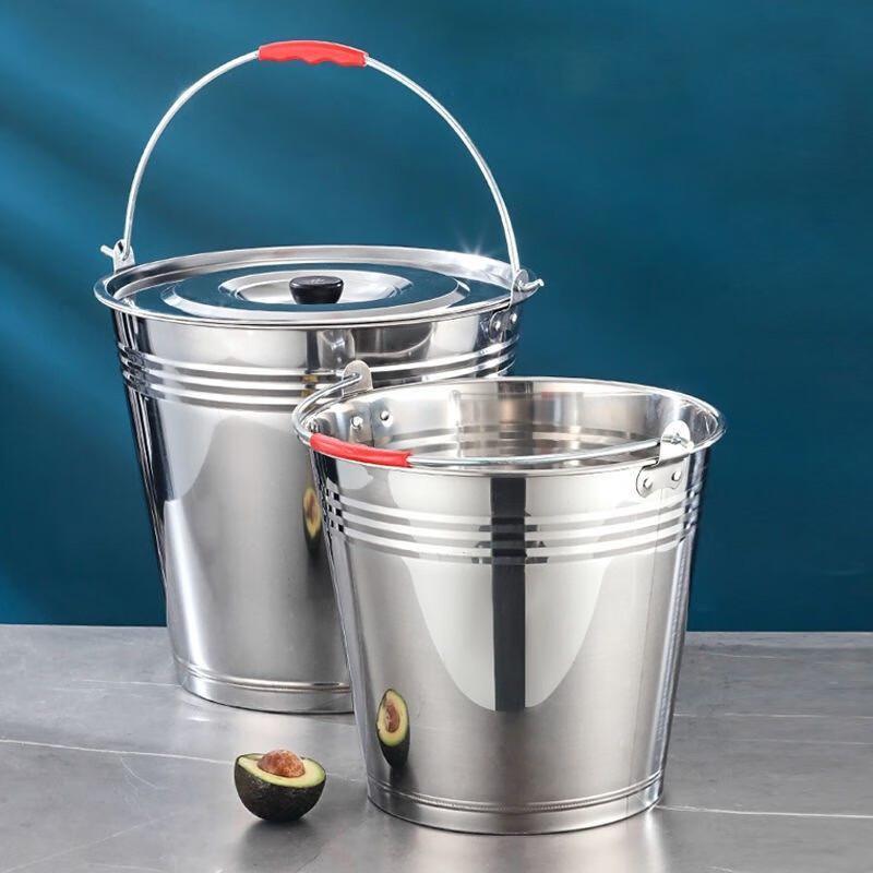 

Chang Bao Sen 304 Stainless Steel Water Bucket with Handle