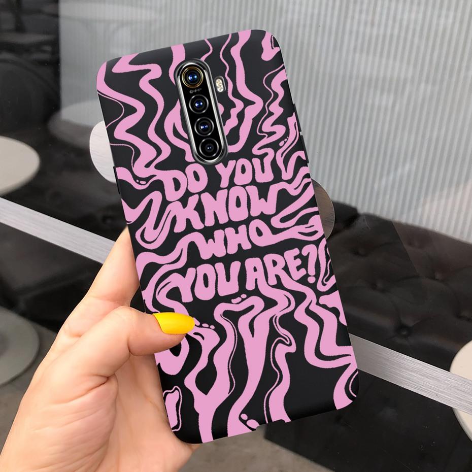 For Realme X2 Pro Phone Case Realme XT X2 Lovely Printing Candy Color Silicone Back Cover For RealmeX2 X 2 Pro XT Soft TPU Coque