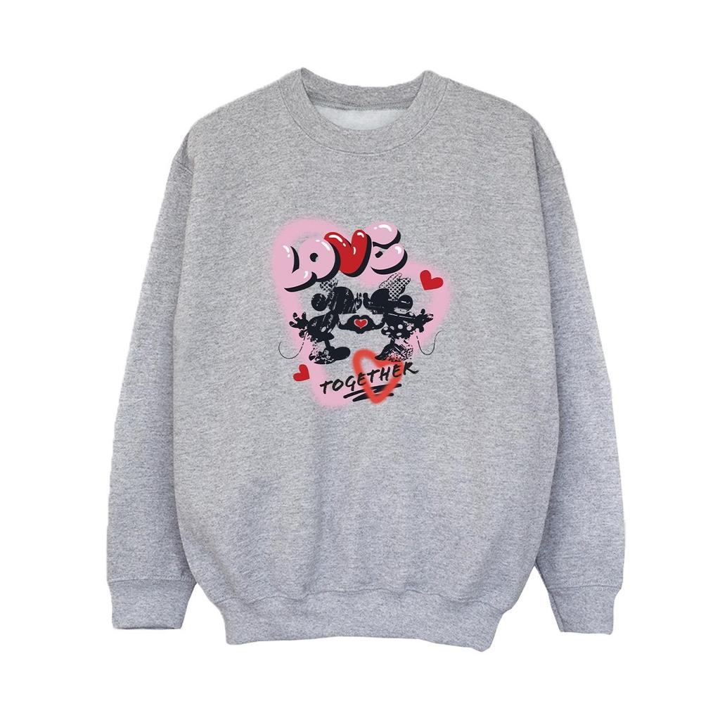 Disney Boys Love Together Mickey & Minnie Mouse Sweatshirt