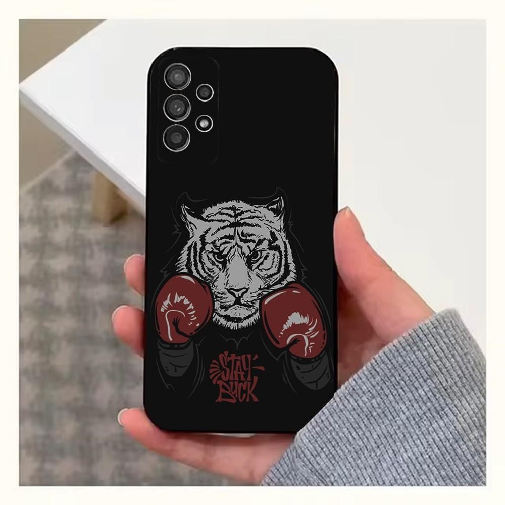 Boxing Gloves Phone Case For Samsung S25,S24,S23,S22,S20,S21,S10,Ultra,Plus,Lite,FE,Soft Silicone Black Cover