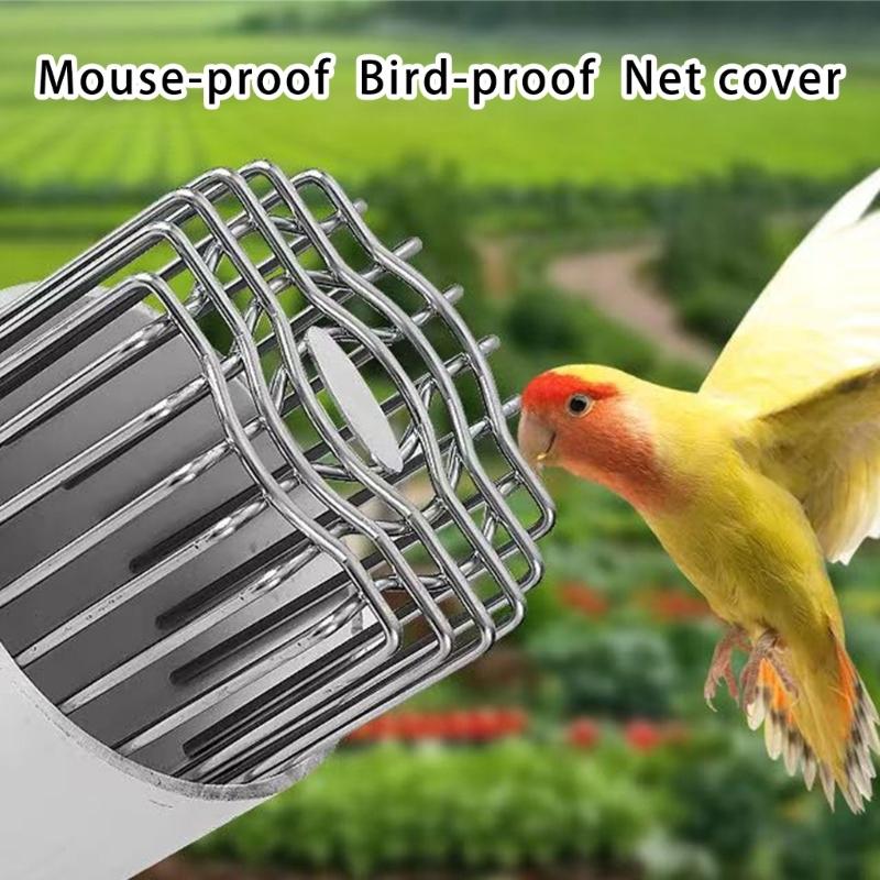 Havalandırma Borusu Koruyucu Drenaj Izgaralı Koruyucu Kavisli Çelik Tasarım Mutfak Banyo Drenajları İçin Hayvan Girişini Önler