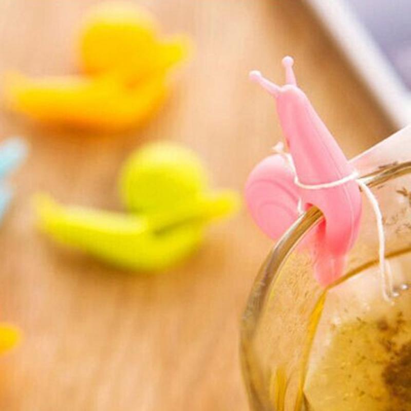 

Инструмент для украшения чашки, симпатичная силиконовая кружка в форме улитки, инструмент для подвешивания, держатель для чайного пакетика, зажимы для чашки