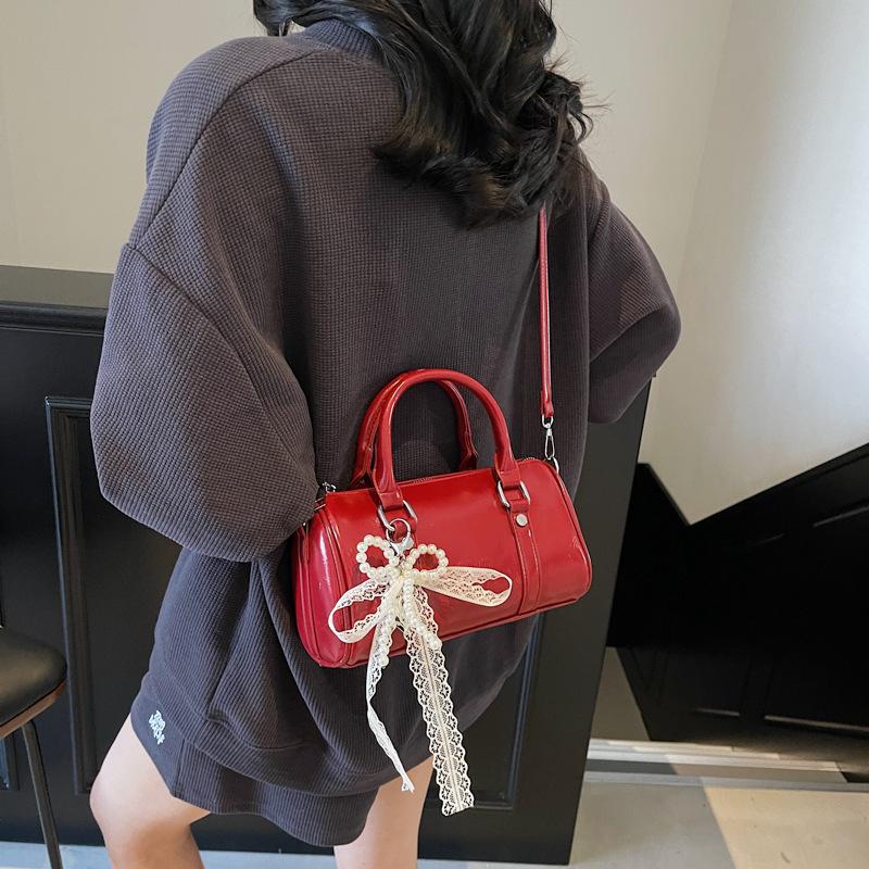 New Fashion Versatile Hand Carry Cylinder Bag Women's Crossbody Bag