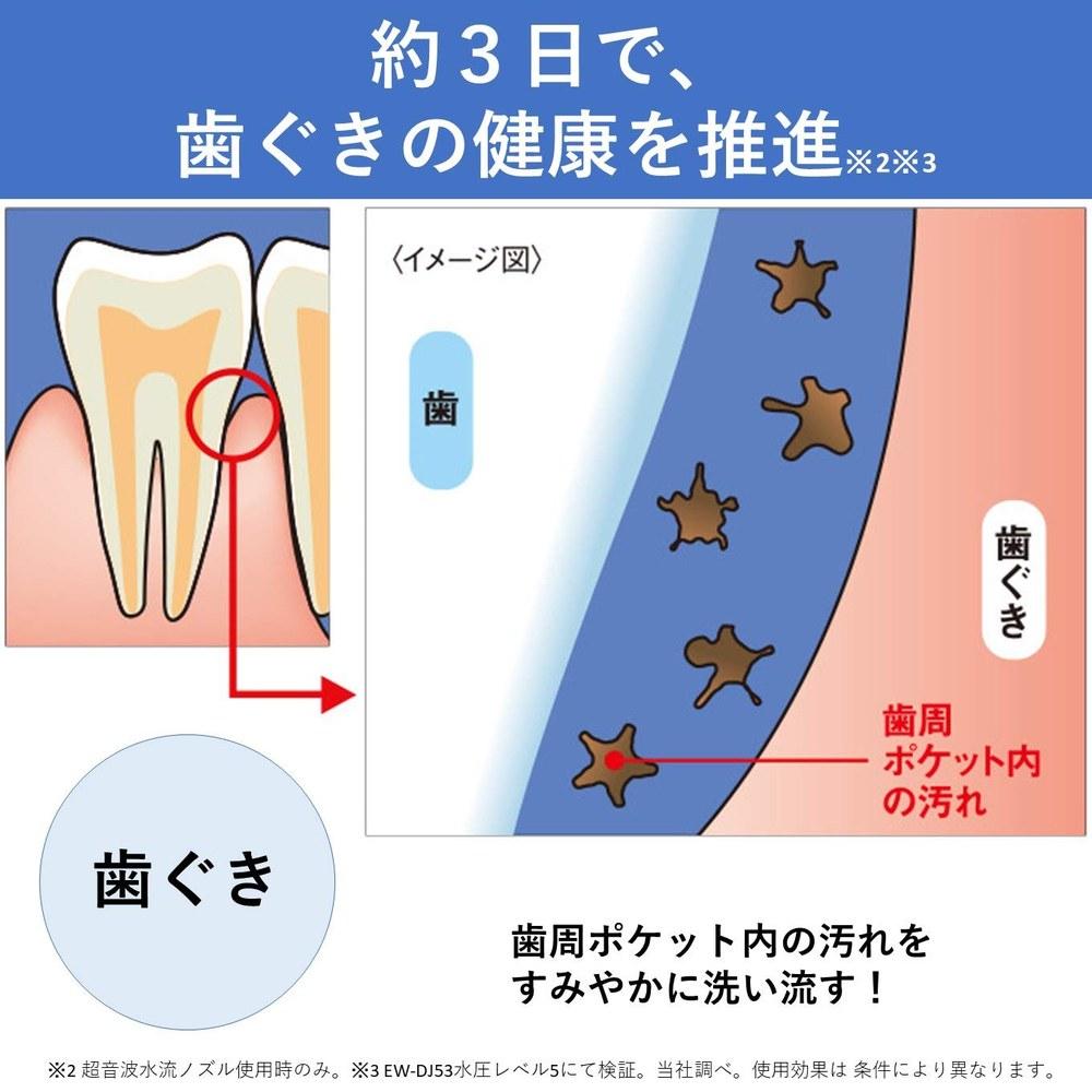 Panasonic Oral Irrigator DENTALIST Jet Washer EW-DJ73-W White